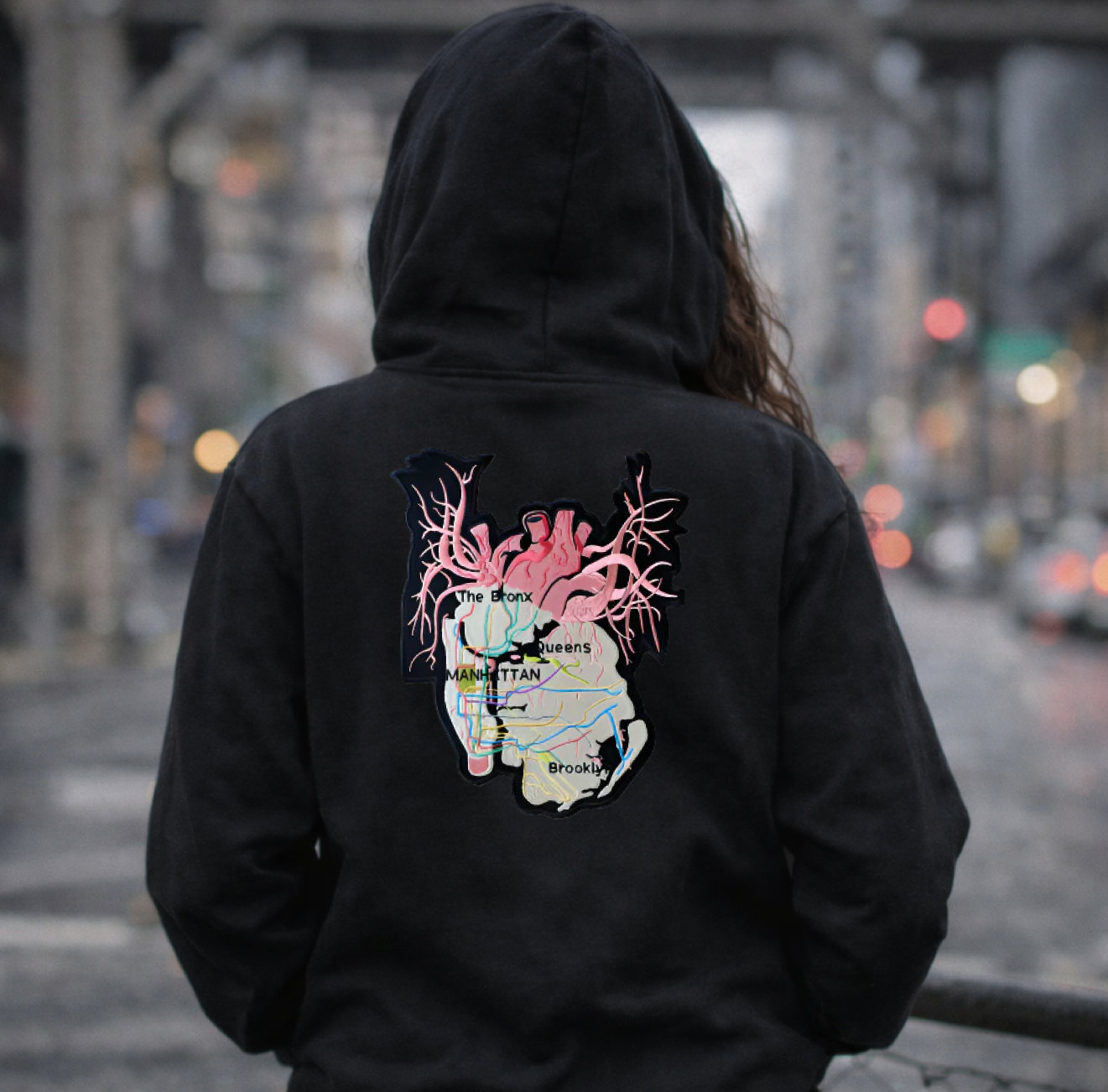 New York City Arteries Heavyweight Hoodies