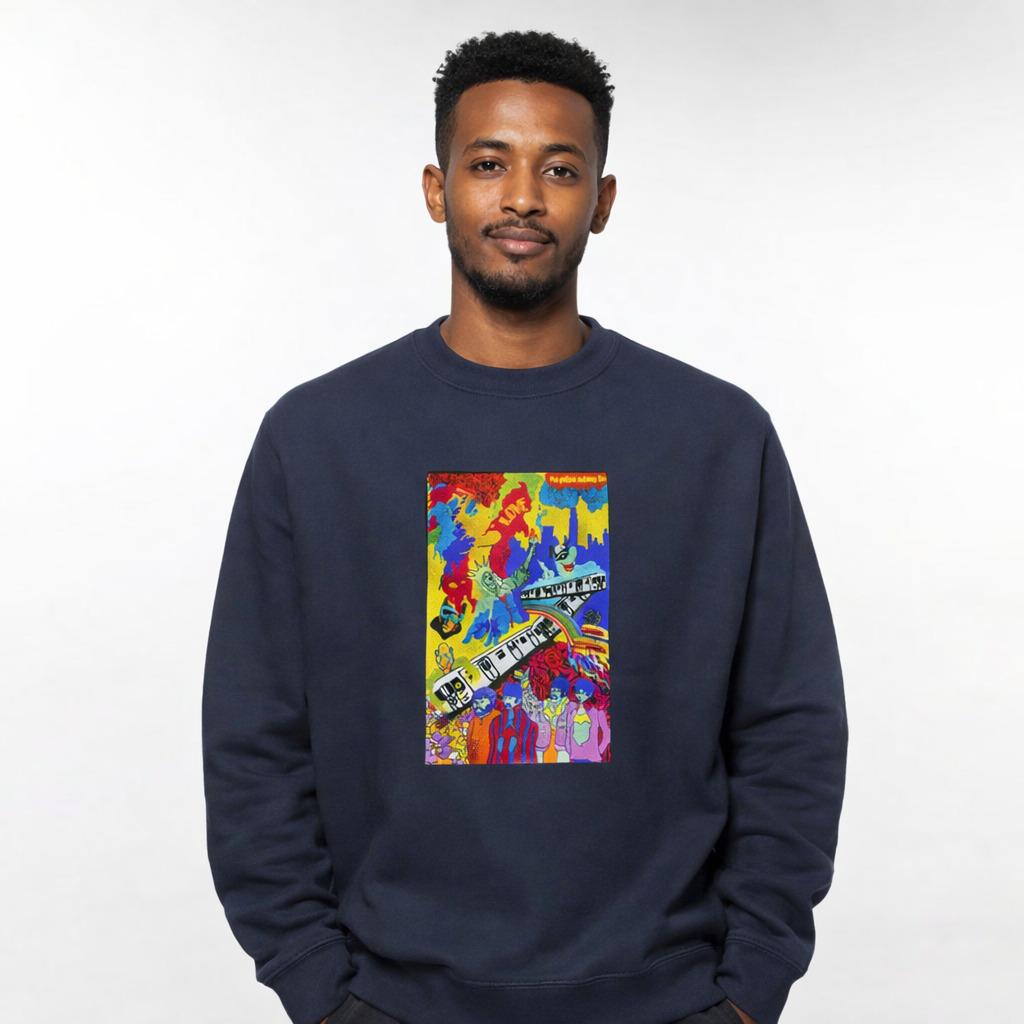 The Yellow Subway Line Heavyweight Crewnecks
