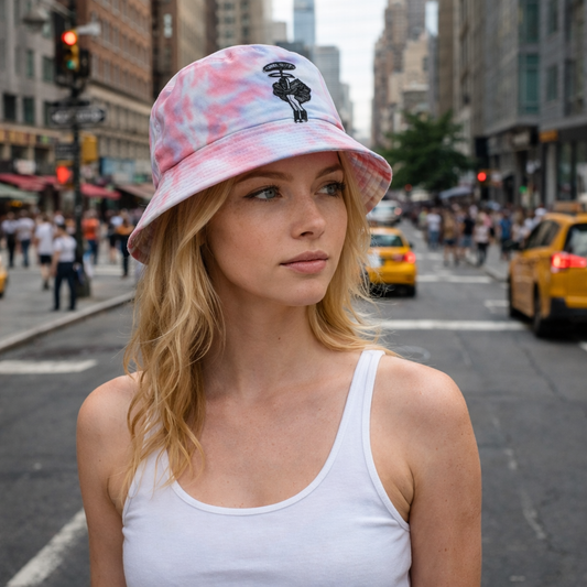 A-Bombshell Tie-Dye Bucket Hat