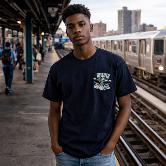 Bronx Bombers Heavyweight Embroidered Tee