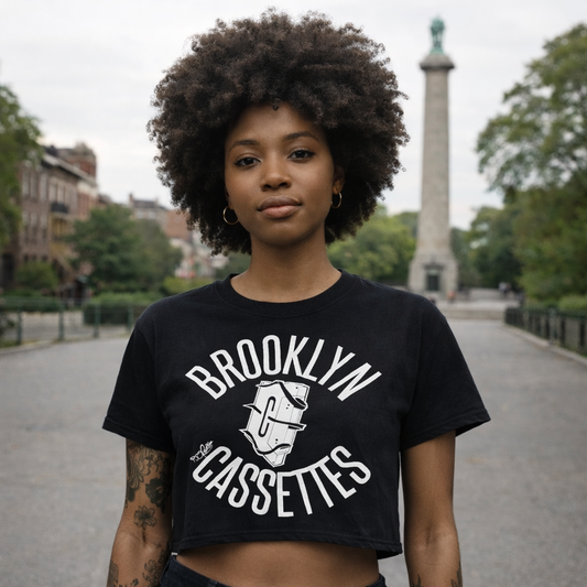 Brooklyn Cassettes Crop Tee
