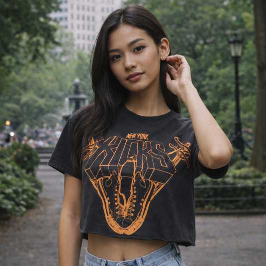 New York Kicks Crop Tee