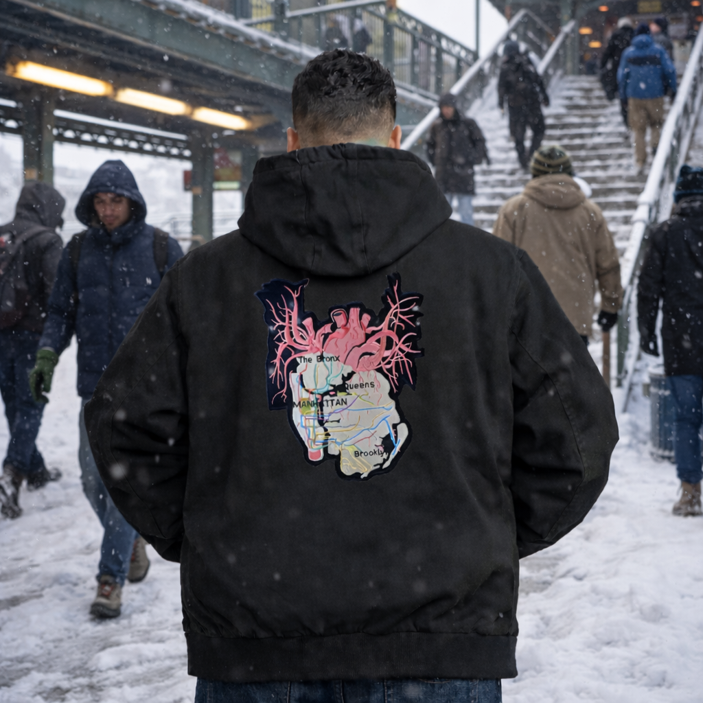 New York City Arteries Heartland Hooded Coat
