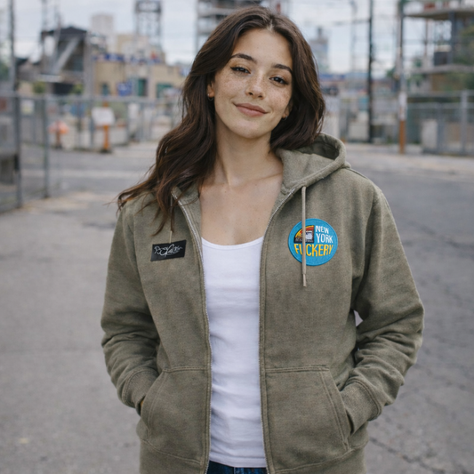 New York Fuckery Zip Midweight Hoody