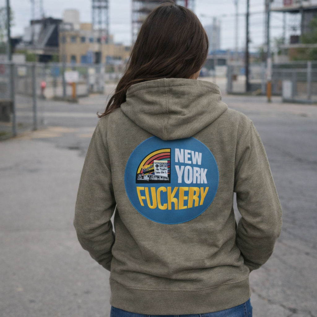 New York Fuckery Zip Midweight Hoody