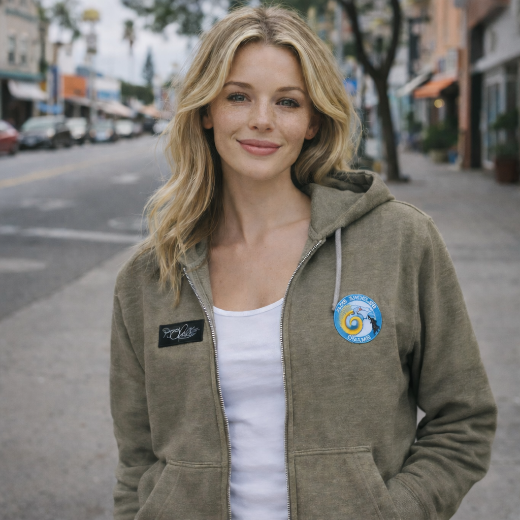 Los Angeles Grams Zip Midweight Hoody