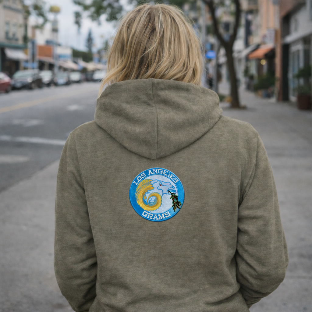 Los Angeles Grams Zip Midweight Hoody