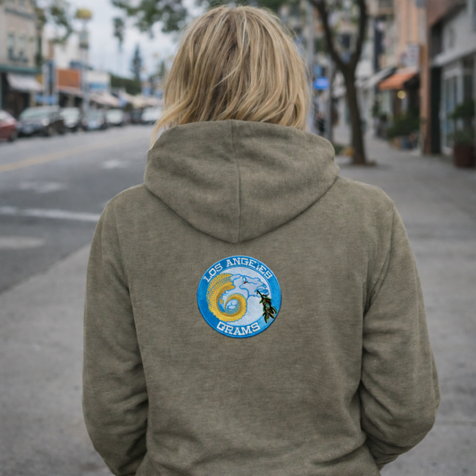 Los Angeles Grams Zip Midweight Hoody