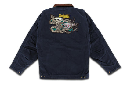 20,000 Leagues Under NYC Patch on Gasoline Jacket
