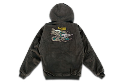 20,000 Leagues Under NYC Patch on Highland Hooded Jacket