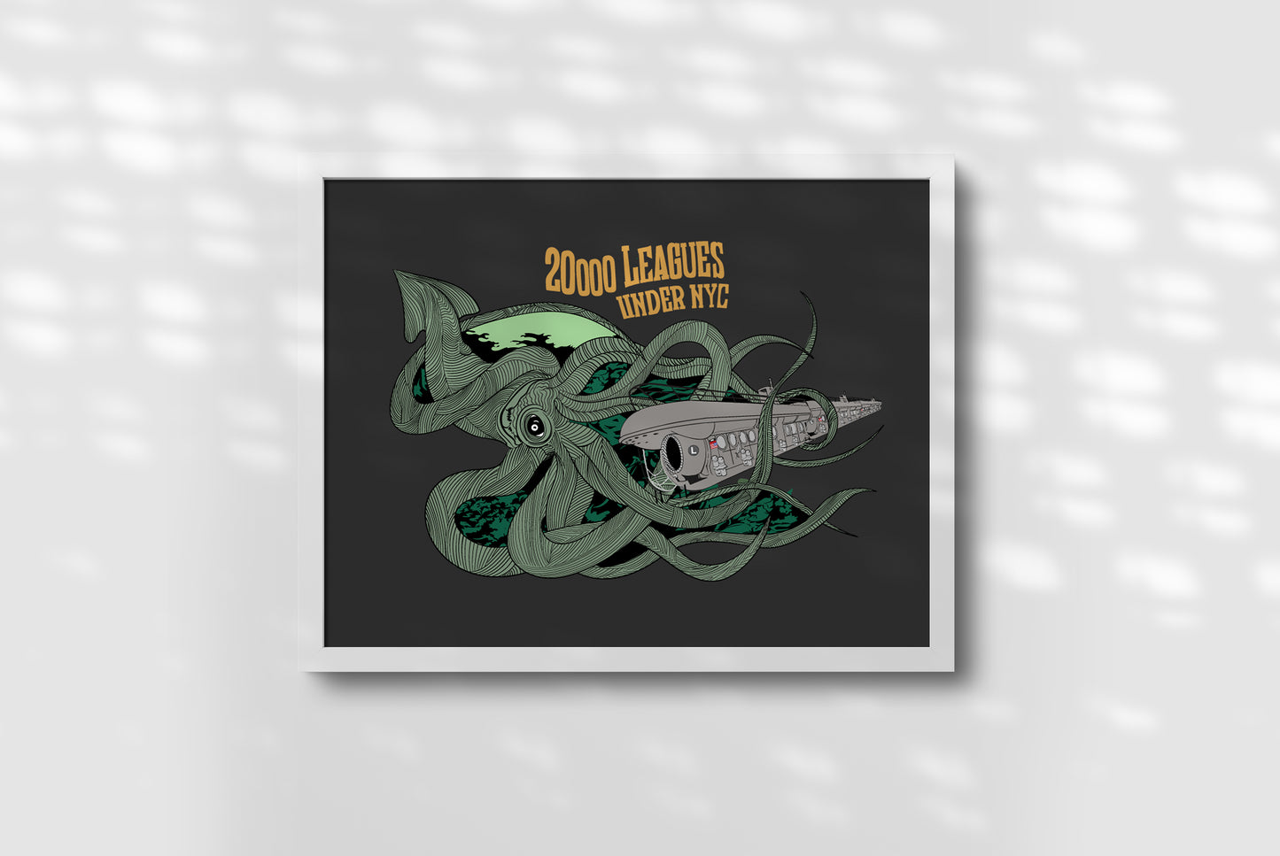 20,000 Leagues Under NYC Print