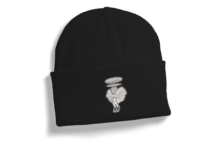 A-Bomb Shell Patch on Black Beanie