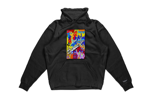 The Yellow Subway Line Patch on Black Hoodie