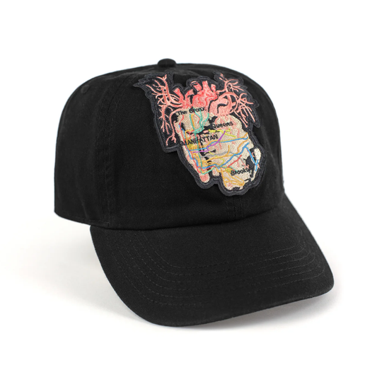 New York City Arteries black dad hat