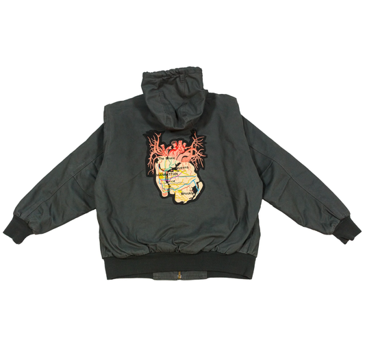 New York City Arteries Heartland Hooded Coat