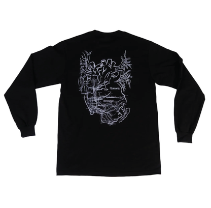 New York City Arteries Heavyweight Long Sleeved Tee
