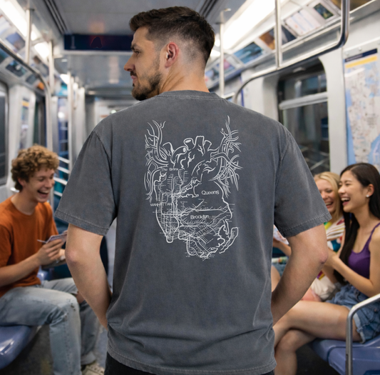 New York City Arteries Heavyweight Tee