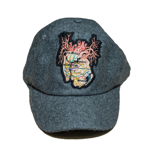New York City Arteries Wooly Hat