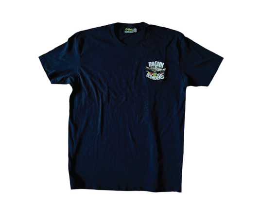 Bronx Bombers hand sewn embroidery tee