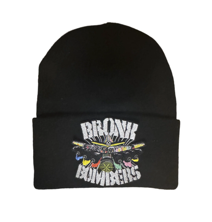 Bronx Bombers black beanie