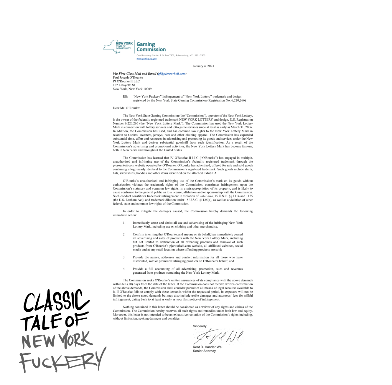 New York Fuckery Heavyweight Tee