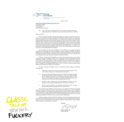 New York Fuckery Thermal Construction Jacket