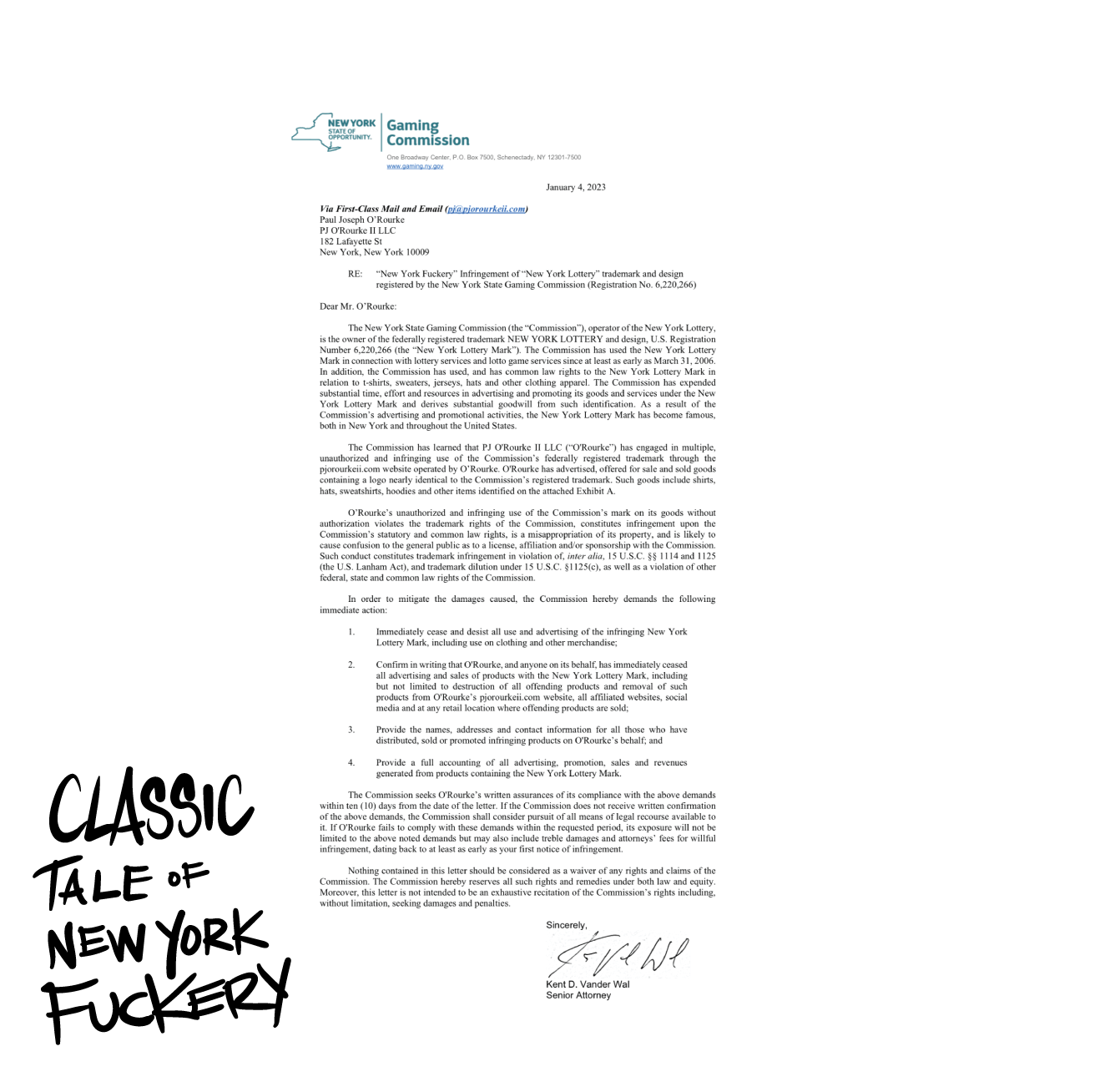 New York Fuckery Hand Sewn 10 oz. Collector’s Edition