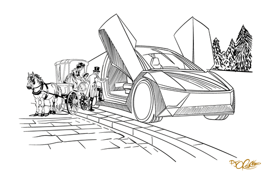 Buggy to Cybercab Print
