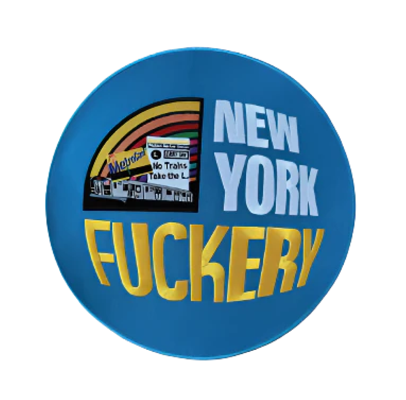 New York Fuckery 13" sew on patch