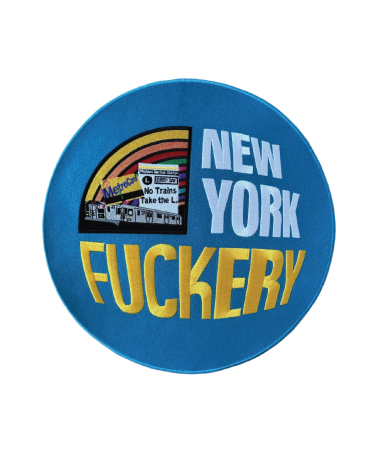 New York Fuckery 13" sew on patch