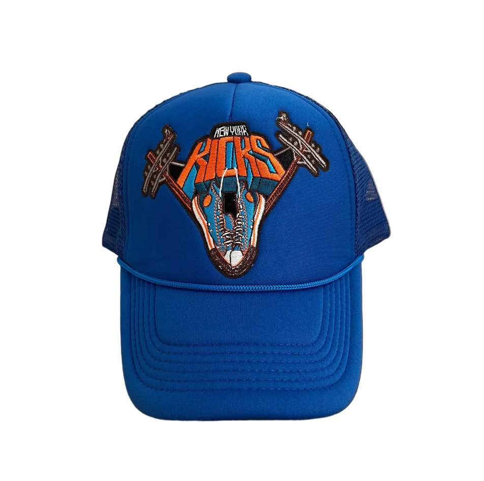 New York Kicks Trucker Hat Royal