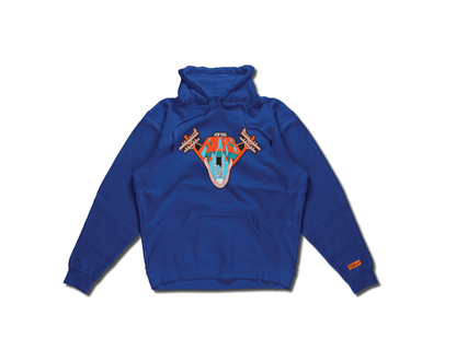 New York Kicks hand sewn embroidery on pullover hoody