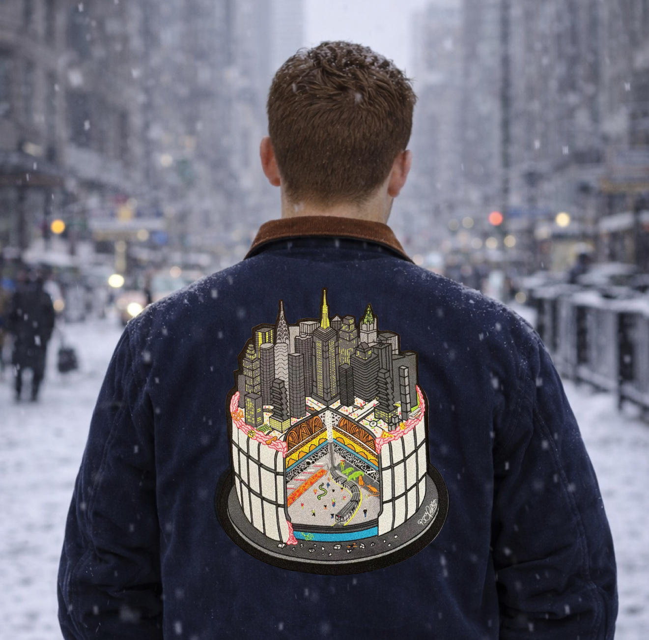 Layer Cake of NY Gasoline Jackets