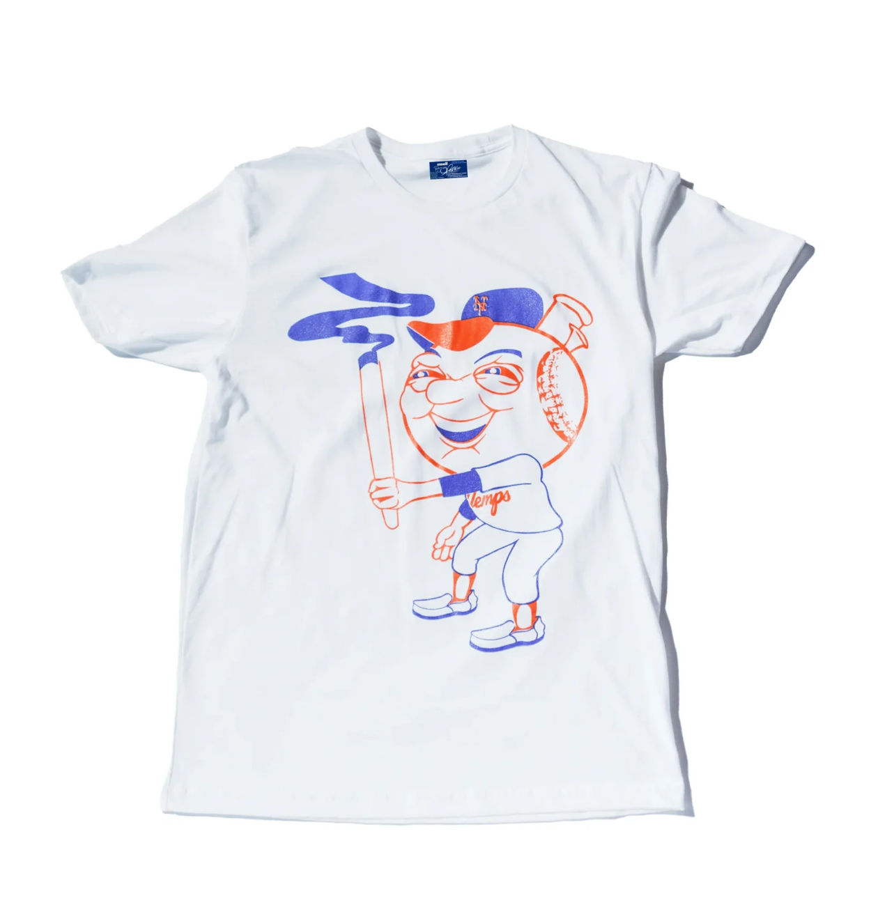 Mr. Hemps screenprinted white tee