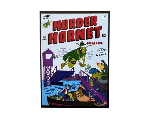 Murder Hornet post card