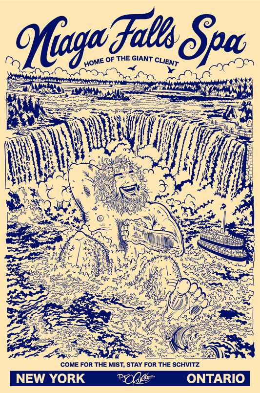Niagra Falls Spa Signed  Prints