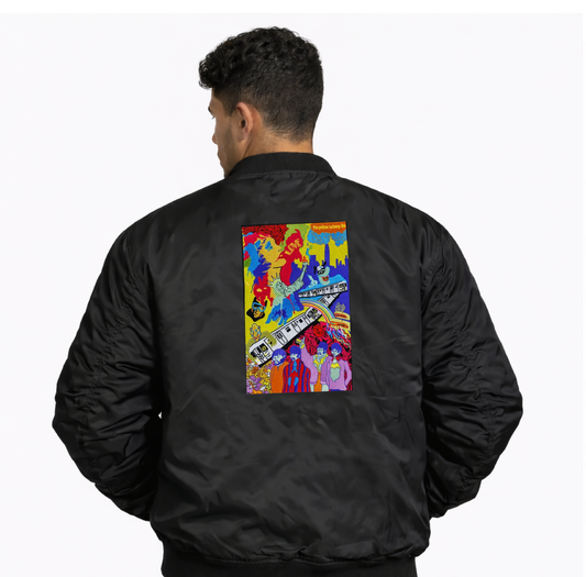The Yellow Subway Line Premium Bomber Jackets