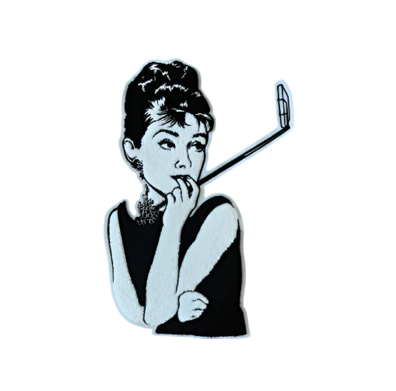 Selfies at Tiffany's 12” sew on patch