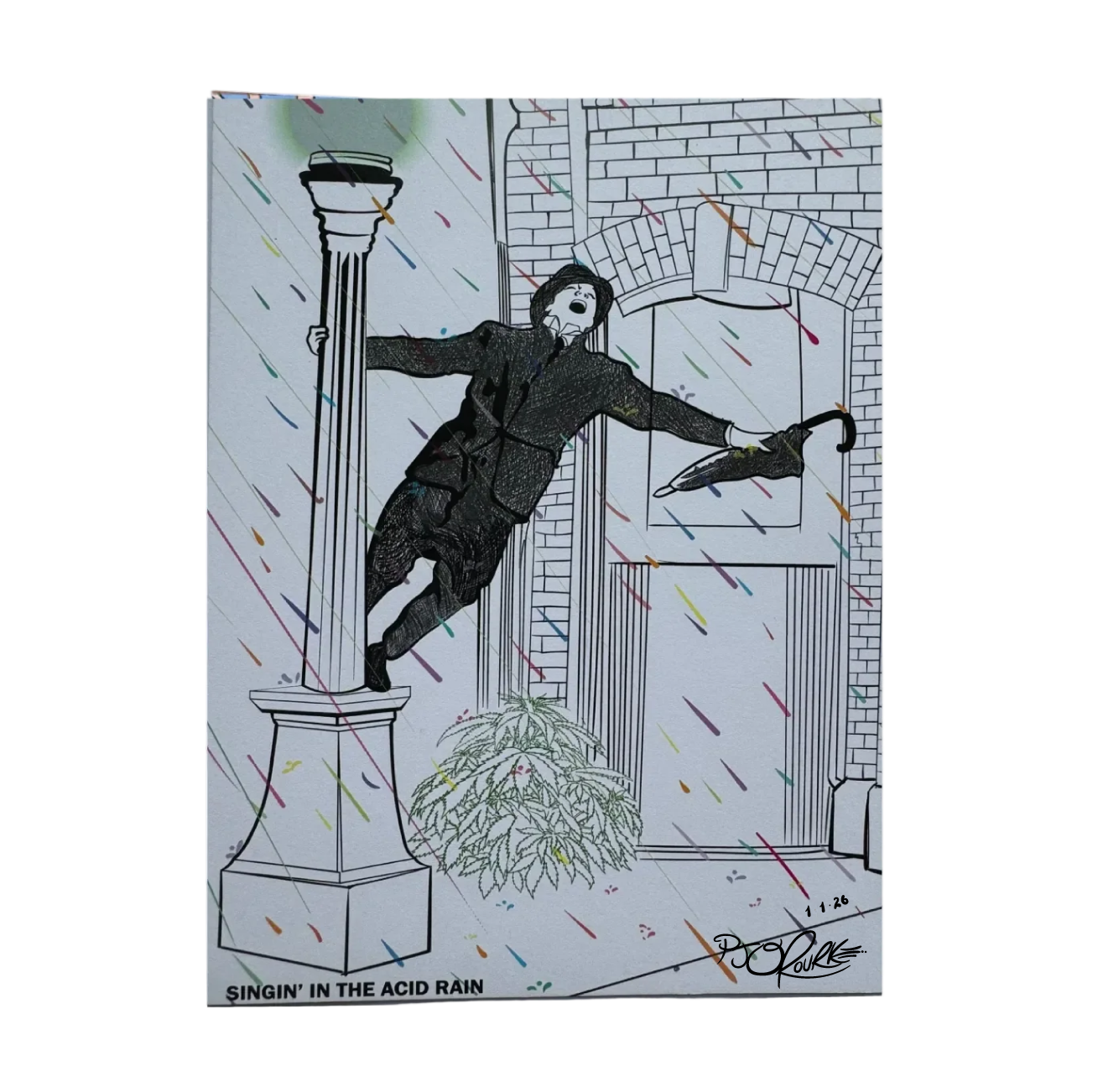 Singin' in the Acid Rain Signed/ Unsigned Prints