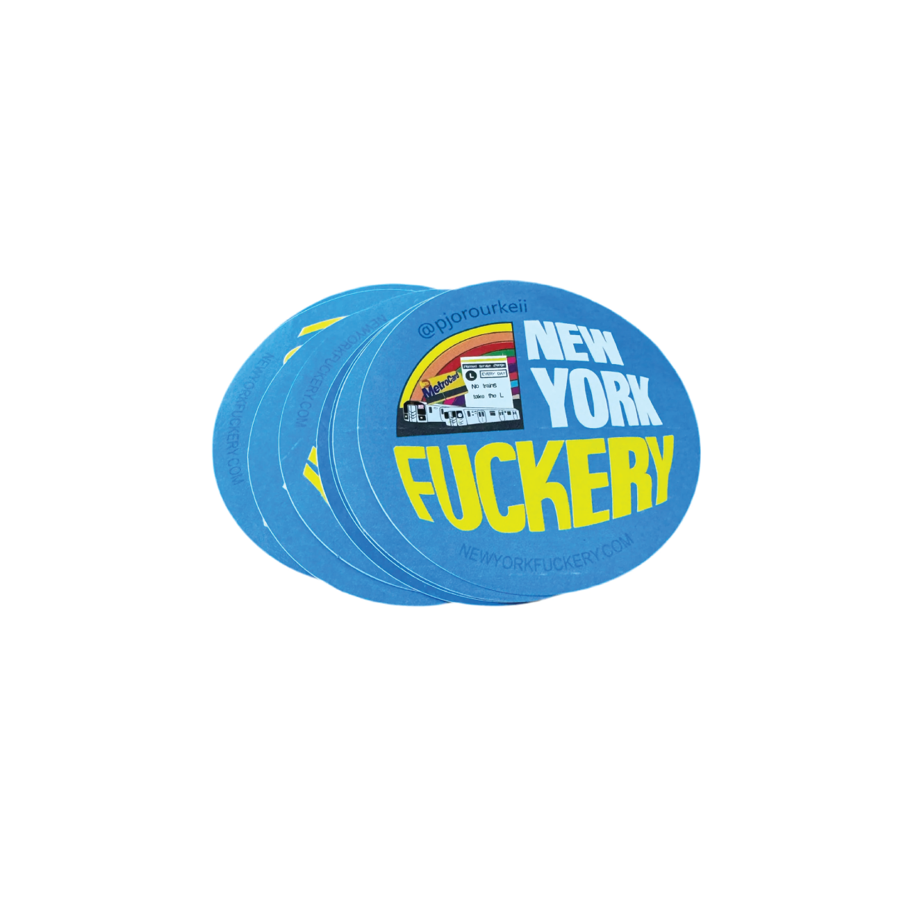 New York Fuckery 3” sticker pack