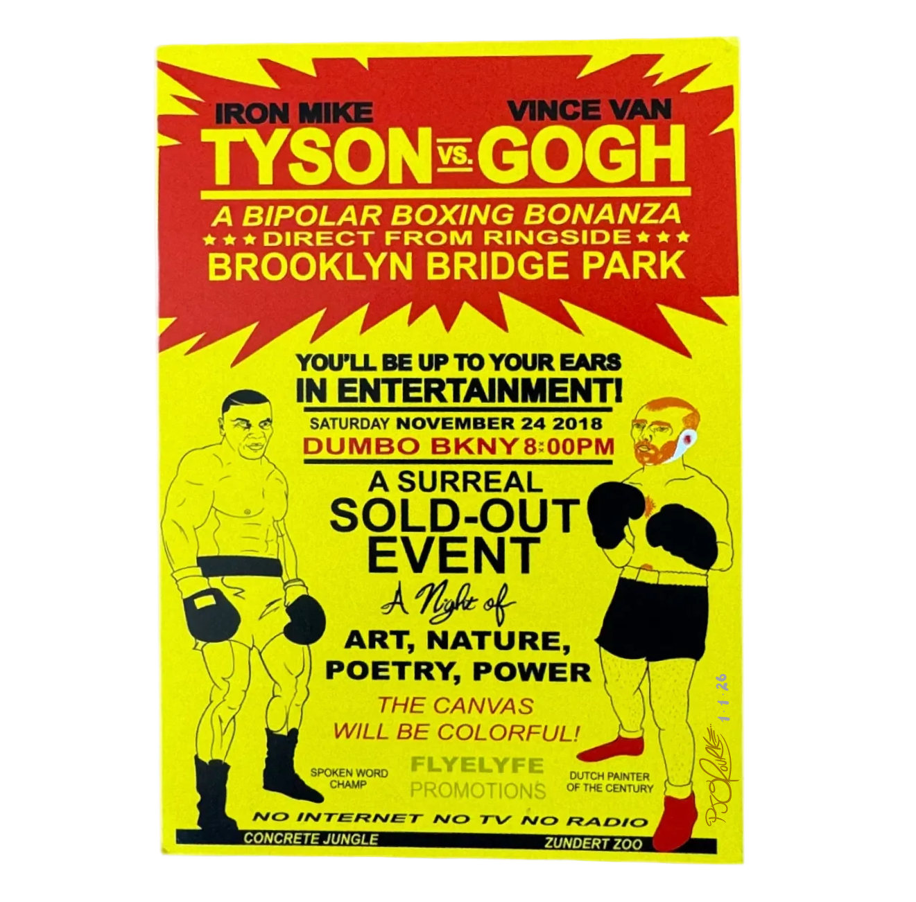 Tyson vs. van Gogh Signed/ Unsigned Prints