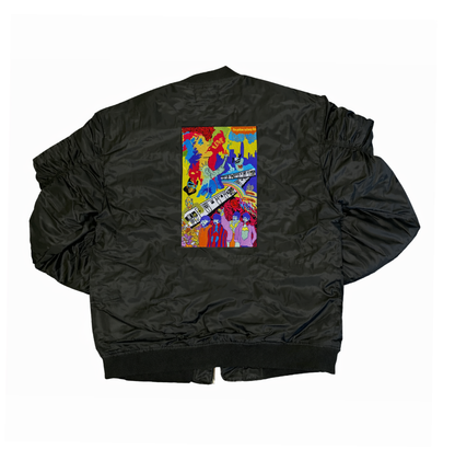 The Yellow Subway Line Premium Bomber Jacket