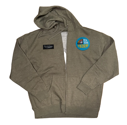 New York Fuckery Zip Midweight Hoody